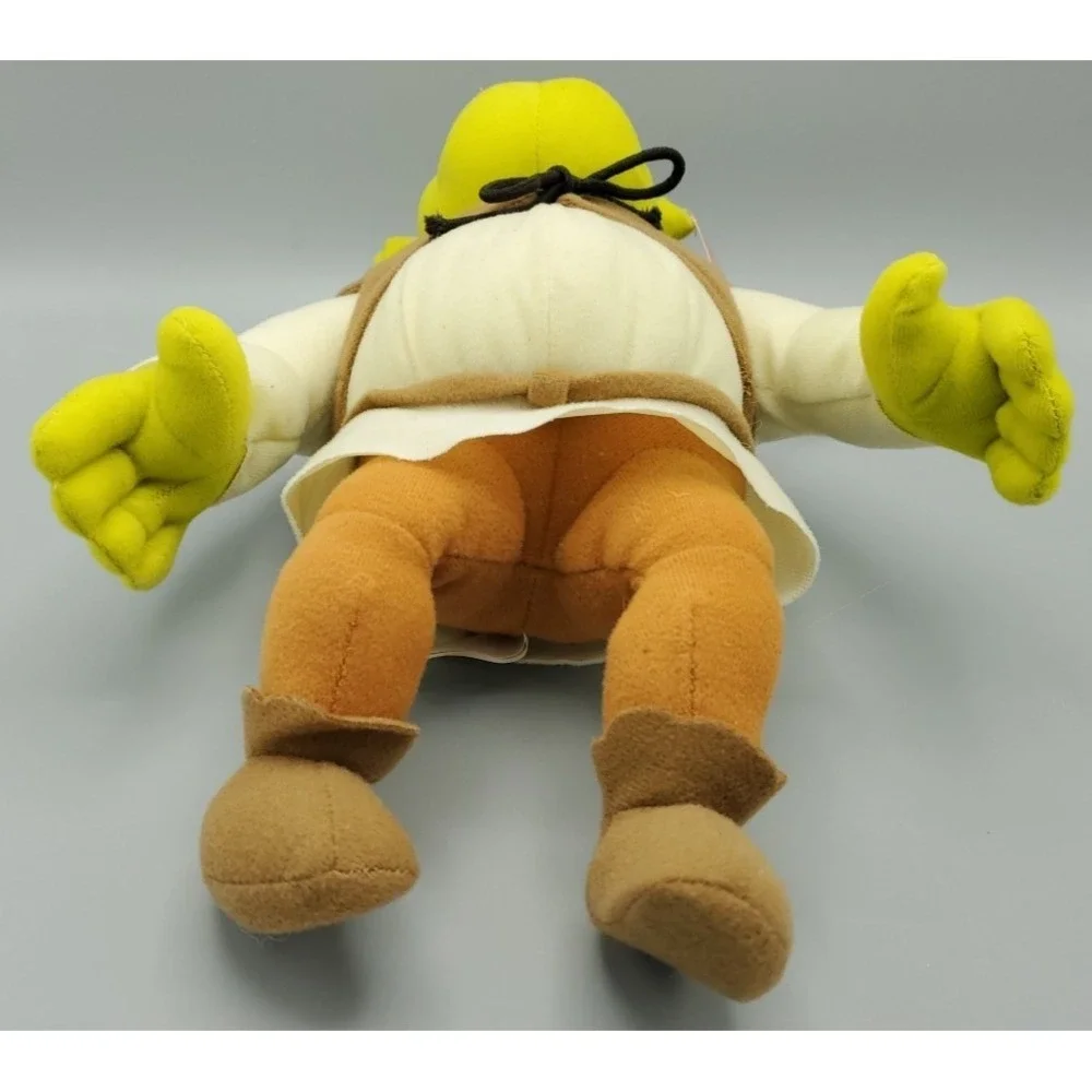 2004 Dreamworks Shrek 2 Shrek Stuffed Plush Toy by Nanco 15‎ inch With Tag Read